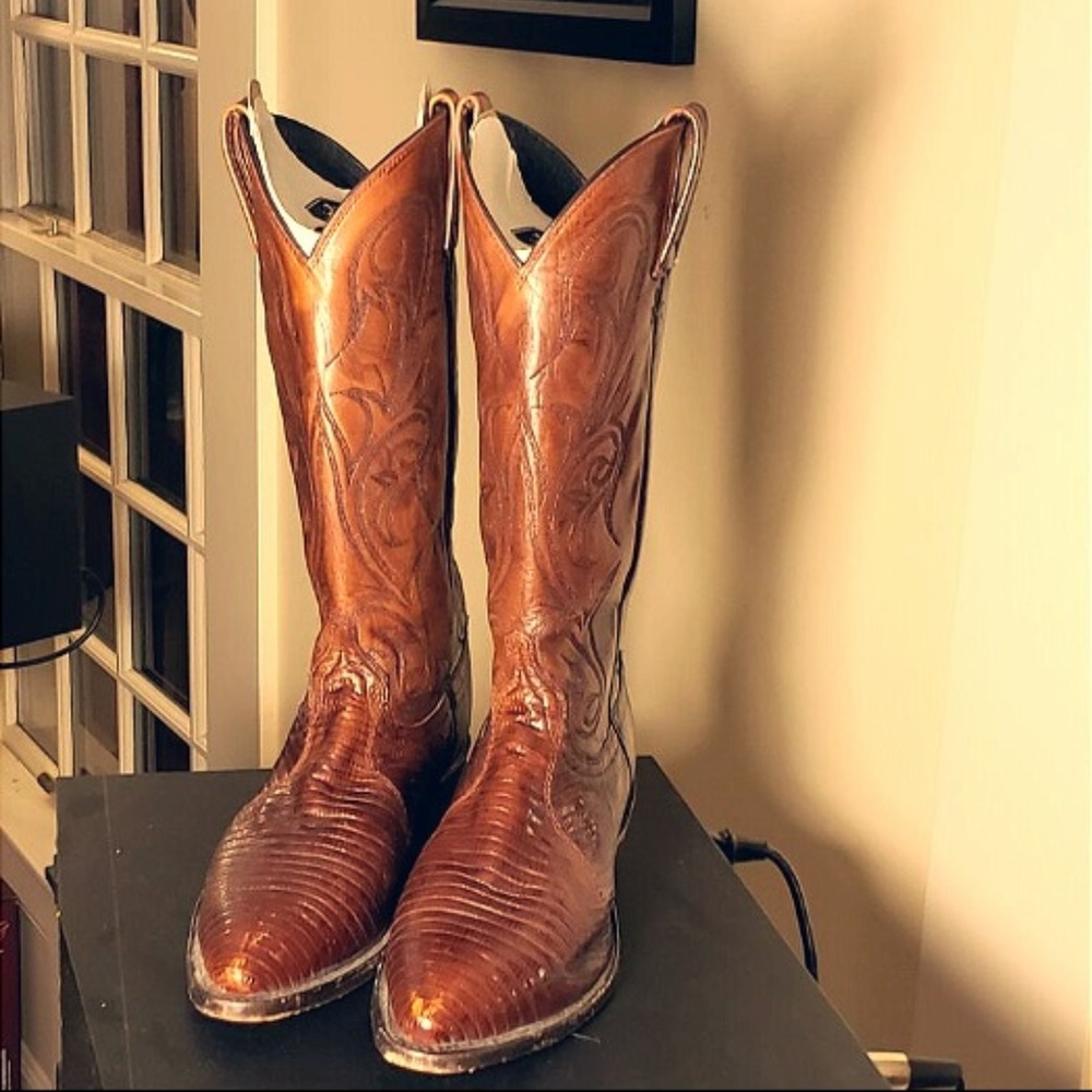 Dan Post Lizard Cowboy Boots
